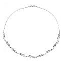 9ct White Gold Cubic Zirconia Necklace 9ct White Gold Cubic Zirconia Necklace