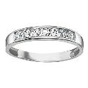 9ct White Gold Cubic Zirconia Ring 9ct White Gold Cubic Zirconia Ring