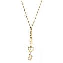 9ct Yellow Gold I Love You Necklace