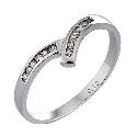 9ct White Gold Carat Diamond Wishbone Eternity Ring 9ct White Gold Carat Diamond Wishbone Eternity Ring