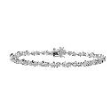 Sterling Silver Cubic Zirconia Tennis Bracelet Sterling Silver Cubic Zirconia Tennis Bracelet