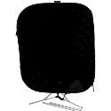 Lastolite 1.5mx1.8m Black Velvet Background with 5-Piece Stand